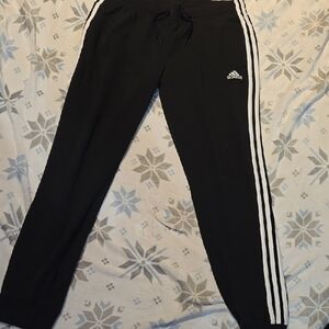 Adidas Kids Black Track Pants